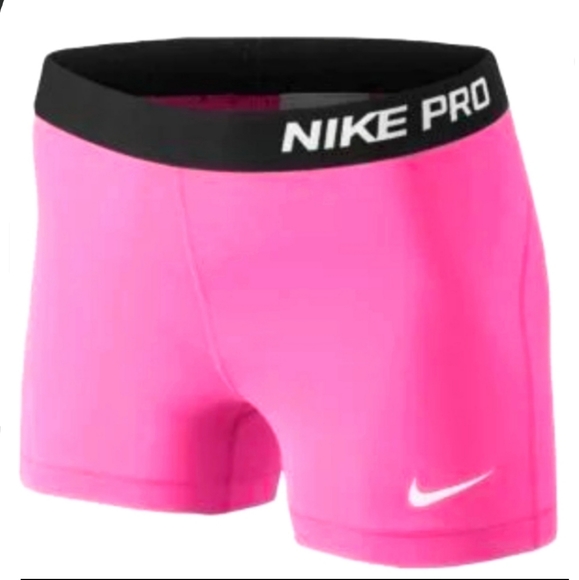 Nike | Shorts | Nike Pro Pink Spandex Short | Poshmark
